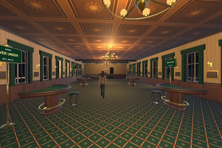 Riverboat interior in Casino Getaway.