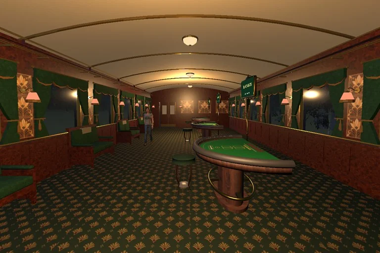 Night Train interior in Casino Getaway.