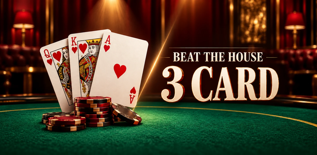 Beat the House 3 Card feature artwork