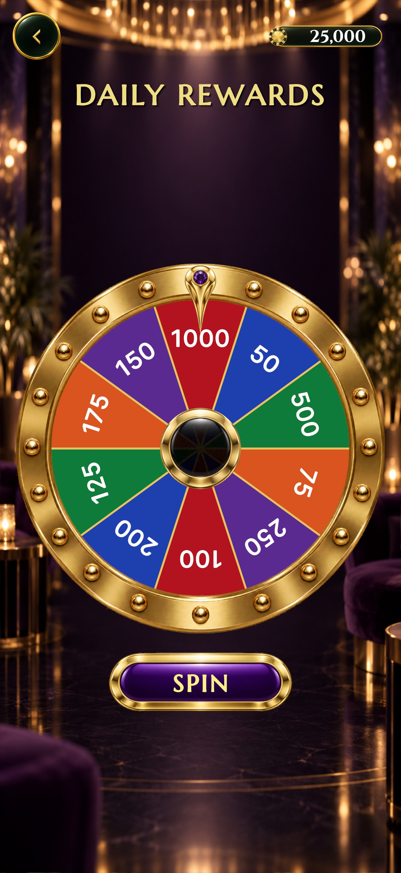 Casino Over Under — daily rewards